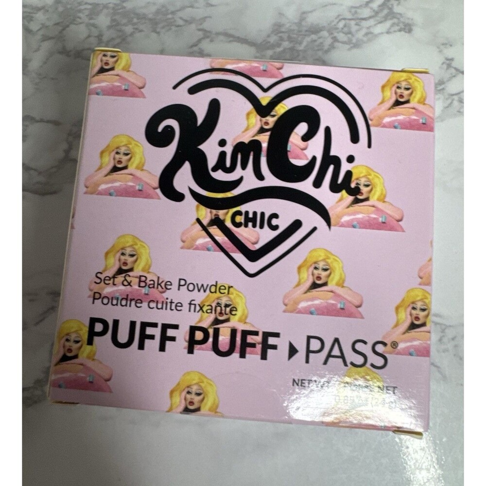 KimChi Chic Puff Puff Pass Loose Face Powder Matte Light Peachy 0.88oz PPP04